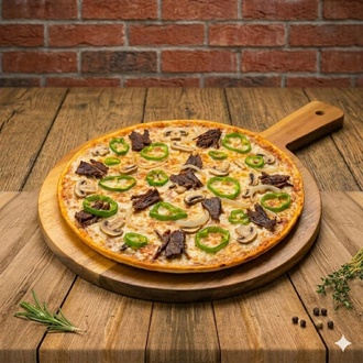 Kavurmalı Pizza (Orta Boy) görseli