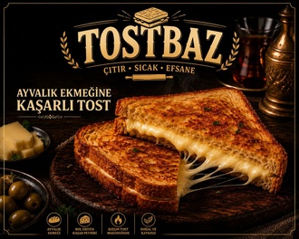 Kaşarlı Ayvalık Ekmeğine Tost görseli