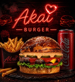 Akai Ajvar Burger Menü görseli