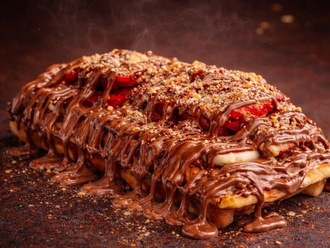Chocolate Belgium Waffle görseli
