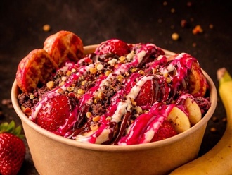 Frambuazlı Waffle Bowl görseli
