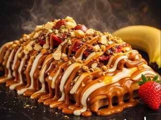 Caramel Belgium Waffle görseli