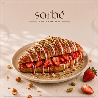 Sorbe Strawberry Kruvasan görseli