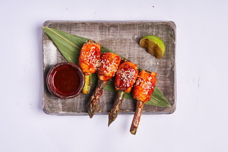 Tütsü Baharatlı Asparagus Somon görseli