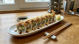 Levrek Tempura Roll (8Pcs) görseli