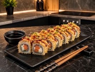 Somon Tempura Roll (8Pcs) görseli