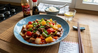 Tatlı Ekşi Soslu Dana Eti görseli