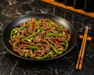 Yeşil Biberli Dana Eti / Beef With Green Pepper görseli