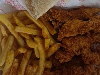 Acılı Crispy Çıtır Tavuk Sepet Menü görseli
