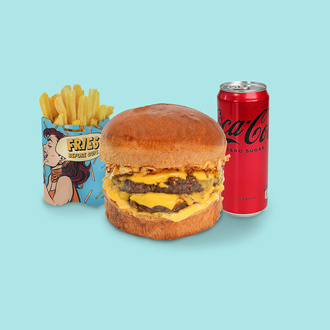 Double New York Cheeseburger Menü görseli