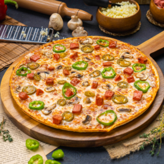 Meksika Pizza Orta Boy görseli