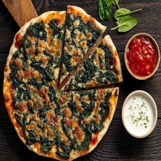 Ispanaklı Pizza Orta Boy görseli