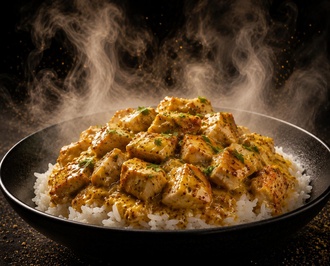 Ballı Hardal Soslu Tavuk Pilav görseli