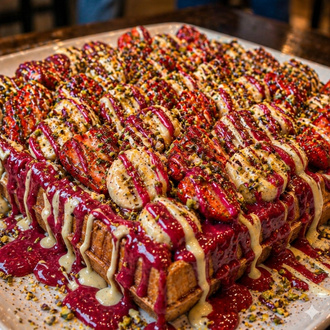 Frambuaz Waffle görseli
