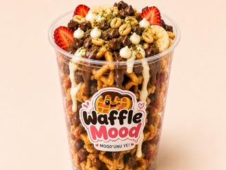Bardakta Full Karışık Waffle görseli