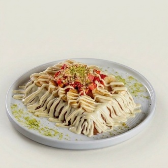 Beyaz Çikolatalı Waffle görseli