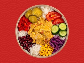 Köri Soslu Tavuk Bowl görseli