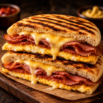 Yumurtalı Füme Etli Kaşarlı Tost görseli