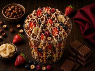 Orman Meyveli Cup Waffle görseli