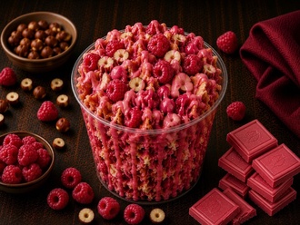Frambuazlı Cup Waffle görseli