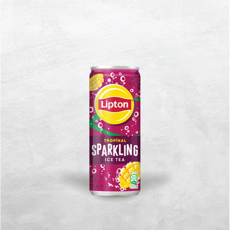 Lipton Ice Tea Sparkling Tropikal Meyve (33 Cl.) görseli