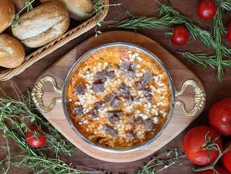 Kavurmalı Kaşarlı Menemen görseli