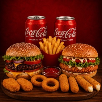Akai Delux İkili Burger Menü görseli