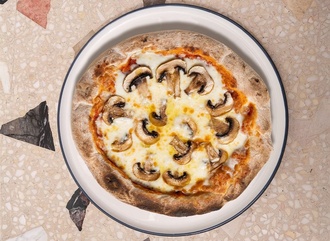 Kremalı Mantarlı Pizza (Orta) görseli