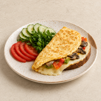Sebzeli Omlet görseli