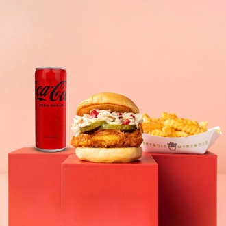 Hot Chicken Burger Menü görseli