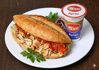 Tam Ekmek Tavuk Döner Menü görseli