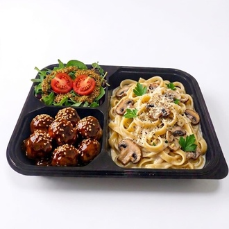 Teriyaki Chicken Alfredo görseli