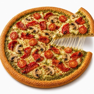 Pestolu Vejetaryen Pizza (Orta Boy) görseli