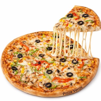 Renkli Sebze Şöleni Pizza (Büyük Boy) görseli