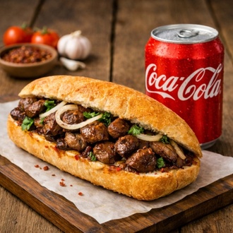 Tavuk Ciğerli + Coca Cola görseli