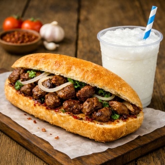 Tavuk Ciğerli + Ayran görseli