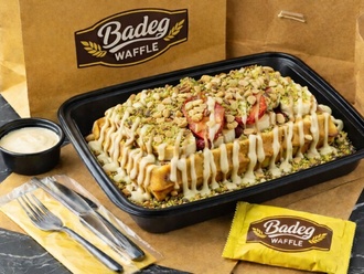 Beyaz Çikolatalı Waffle (Large) görseli