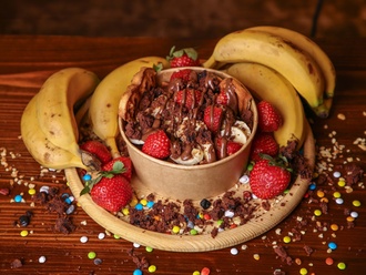 Premium Bowl Oreo Waffle görseli