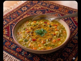 Zerdeçallı Sebze Çorbası görseli