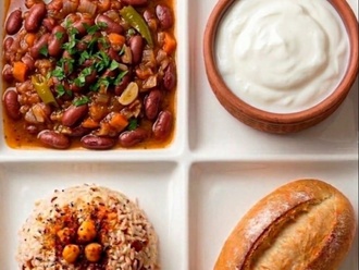 Barbunya Pilaki & Pirinç Pilavı & Yoğurt görseli