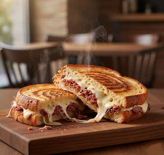 Kavurmalı Kaşarlı Tost görseli