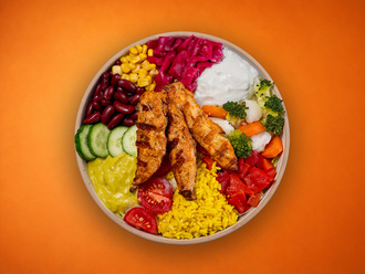 Tavuklu Çeşit Bowl görseli