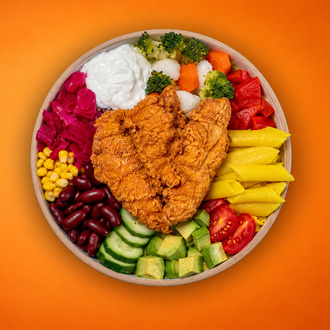 Çıtır Tavuklu Makarnalı Bowl görseli