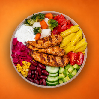 Tavuklu Makarnalı Bowl görseli