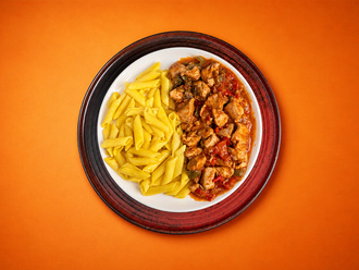 Tavuk Sote & Penne Makarna görseli