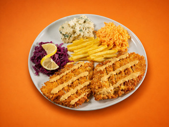 Sriracha Mayo Soslu Schnitzel görseli