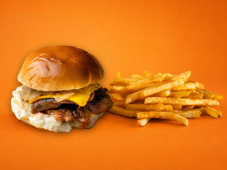 Dolu Dolu Tavuk Pirzola Burger görseli