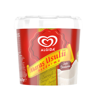 Algida Maraş Usulü Sade Dondurma Cup 105 Ml görseli