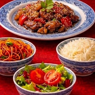 General Tso Soslu Et görseli