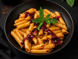 Barbekü Soslu Tavuklu Penne görseli